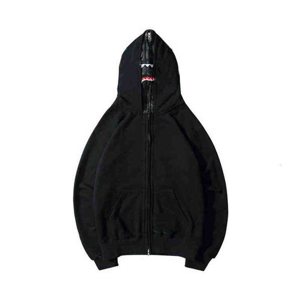 men hoodie shark head sweater fall winter casual ape camouflage zipper long sleeve women street fashion sweatshirt pocket multicolor, Black
men hoodie shark head sweater fall winter casual ape camouflage zipper long sleeve women street fashion sweatshirt pocket multicolor, Black