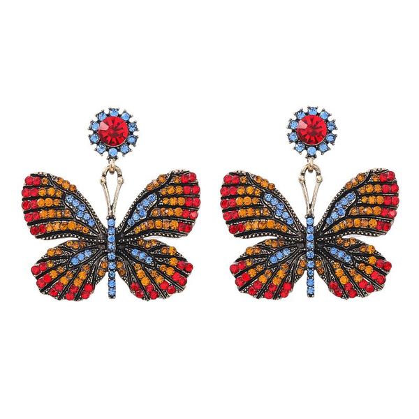 dangle & chandelier 3colors vintage rhinestone alloy butterfly pendant earrings jewery for women trendy girls collection, Silver
dangle & chandelier 3colors vintage rhinestone alloy butterfly pendant earrings jewery for women trendy girls collection, Silver