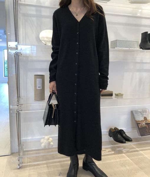 casual dresses knitting women's midi dress autumn spring v-neck long sweater warm loose street style 2021 winter, Black;gray
casual dresses knitting women's midi dress autumn spring v-neck long sweater warm loose street style 2021 winter, Black;gray