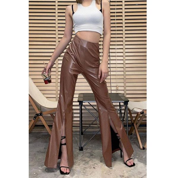 women's pants & capris kayotuas women flare spring autumn basic loose stretch elastic office ladies solid color pu leather trousers str, Black;white
women's pants & capris kayotuas women flare spring autumn basic loose stretch elastic office ladies solid color pu leather trousers str, Black;white