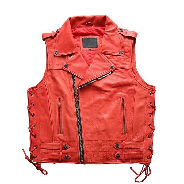 men's vests 2021 red men american motorcycle leather vest plus size xxxl genuine thick cowhide slim fit biker's, Black;white
men's vests 2021 red men american motorcycle leather vest plus size xxxl genuine thick cowhide slim fit biker's, Black;white