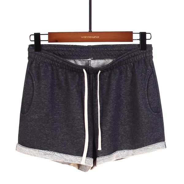 summer cotton shorts women sport trousers feminino women's high waist black blue home loose casual shorts plus size with pocket 210309, White;black
summer cotton shorts women sport trousers feminino women's high waist black blue home loose casual shorts plus size with pocket 210309, White;black