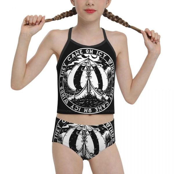 women's swimwear 2021 nordic swimming suit for junior high school girls print viking gifts bikini wholesale brand children girl, White;black
women's swimwear 2021 nordic swimming suit for junior high school girls print viking gifts bikini wholesale brand children girl, White;black