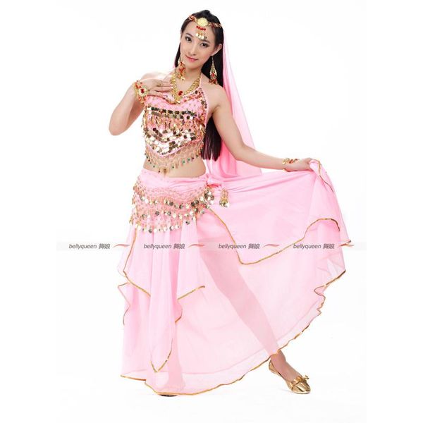 stage wear belly dance costume chiffon sequins long skirt for practice dancewear sale school wholesale dress sf342, Black;red
stage wear belly dance costume chiffon sequins long skirt for practice dancewear sale school wholesale dress sf342, Black;red