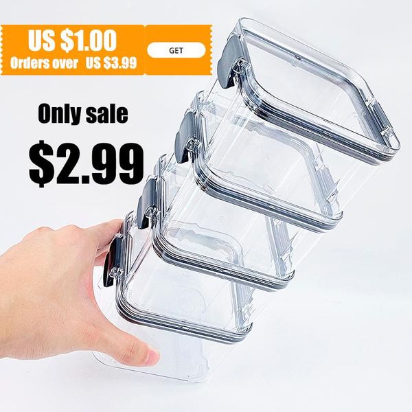 storage bottles & jars 700/1300/1800ml container plastic kitchen refrigerator noodle box multigrain tank transparent sealed
storage bottles & jars 700/1300/1800ml container plastic kitchen refrigerator noodle box multigrain tank transparent sealed
