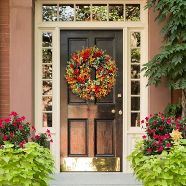 decorative flowers & wreaths 1pcs autumn harvest festival wreath fall eucalyptus farmhouse front door hanging ornament for all seasons
decorative flowers & wreaths 1pcs autumn harvest festival wreath fall eucalyptus farmhouse front door hanging ornament for all seasons