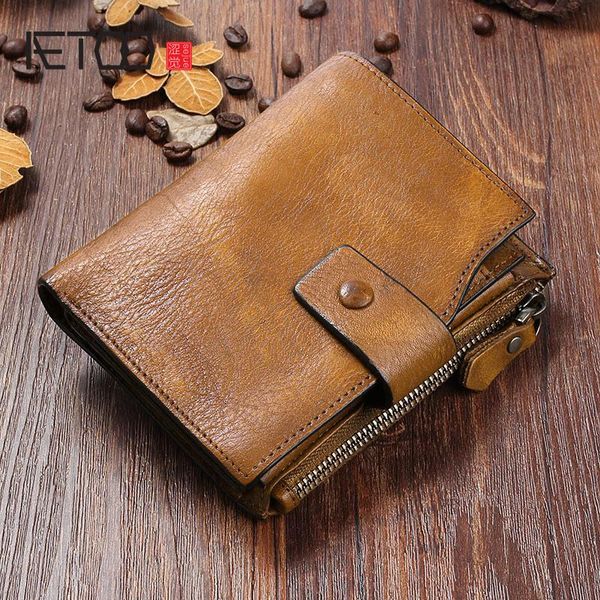 wallets aetoo handmade leather retro short wallet, first layer youth multi-function wallet, Red;black
wallets aetoo handmade leather retro short wallet, first layer youth multi-function wallet, Red;black
