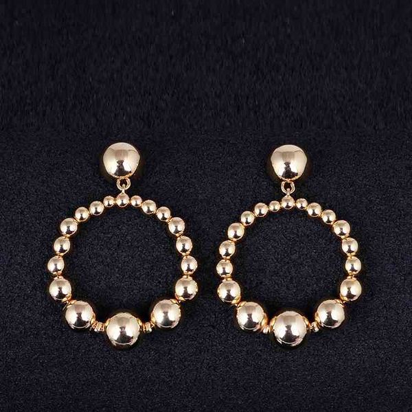 simple design statement fashion metallic style cool beads pendant brand luxury earrings drop ship, Silver
simple design statement fashion metallic style cool beads pendant brand luxury earrings drop ship, Silver