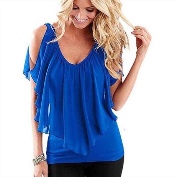 ruffles fashion summer chiffon womens shirt plus size 3xl batwing short sleeve casual elegant, White
ruffles fashion summer chiffon womens shirt plus size 3xl batwing short sleeve casual elegant, White