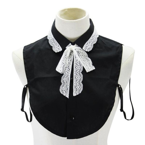 bow ties sitonjwly women cotton fake collar girls black shirt lapel false collars neck tie detachable clothes decor, Black;gray
bow ties sitonjwly women cotton fake collar girls black shirt lapel false collars neck tie detachable clothes decor, Black;gray