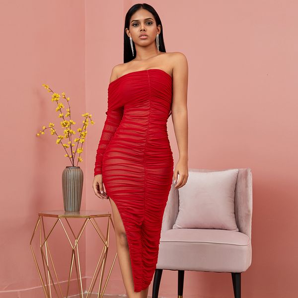 women red mesh off shoulder one long sleeve wrinkles slash neck bandage dresses winter partyclub vestidos 4nxq, Black;gray
women red mesh off shoulder one long sleeve wrinkles slash neck bandage dresses winter partyclub vestidos 4nxq, Black;gray