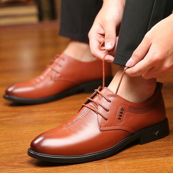 dress shoes 2021 classic men round head derby genuine leather big size 37-44 elegant suit business formal oxfords, Black
dress shoes 2021 classic men round head derby genuine leather big size 37-44 elegant suit business formal oxfords, Black