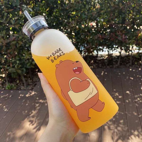 1000ml bear pattern transparent plastic bottle cartoon frosted water bottl leak-proof drinkware panda polar bear brown cup
1000ml bear pattern transparent plastic bottle cartoon frosted water bottl leak-proof drinkware panda polar bear brown cup
