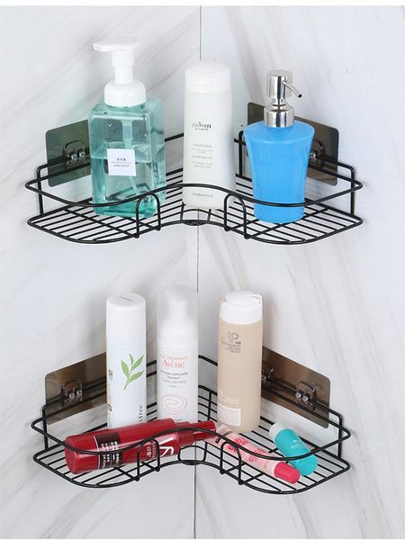 black white bathroom shelf metal shelf storage rack punch-firm shower kitchen fitted wall storage bathroom accessories
black white bathroom shelf metal shelf storage rack punch-firm shower kitchen fitted wall storage bathroom accessories