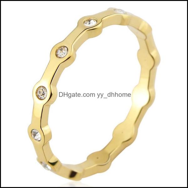 wedding jewelrywedding rings fashion design exquisite bamboo zircon ring simple stainless steel women gold color engagement jewelry wholesal, Slivery;golden
wedding jewelrywedding rings fashion design exquisite bamboo zircon ring simple stainless steel women gold color engagement jewelry wholesal, Slivery;golden