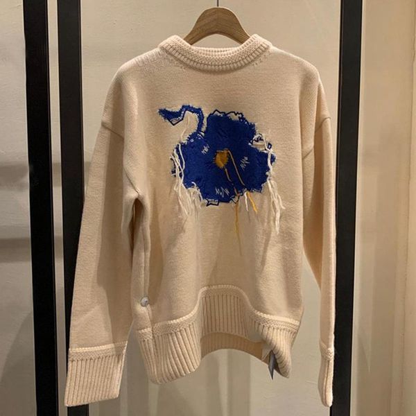 men's sweaters 2021 ader error 1:1 wool sweater tassel embroidery women men hiphop casual pullover street wear, White;black
men's sweaters 2021 ader error 1:1 wool sweater tassel embroidery women men hiphop casual pullover street wear, White;black