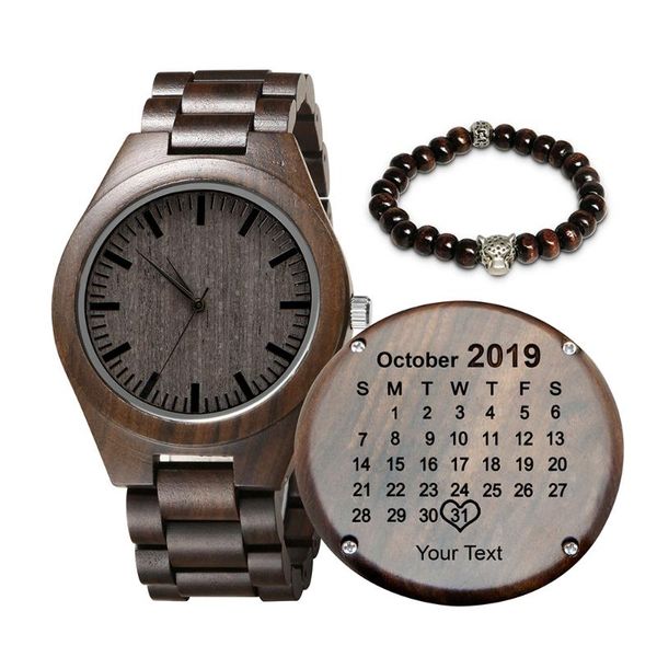 wristwatches handmade full natural ebony wood men watches creative personalized engraving wooden quartz wrist watch gift for son husband, Slivery;brown
wristwatches handmade full natural ebony wood men watches creative personalized engraving wooden quartz wrist watch gift for son husband, Slivery;brown