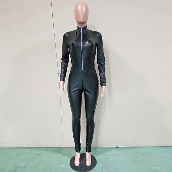 women's jumpsuits & rompers korean style transparent bandage overalls for women jumpsuit streetwear bodycon womens elegant pu leather b, Black;white
women's jumpsuits & rompers korean style transparent bandage overalls for women jumpsuit streetwear bodycon womens elegant pu leather b, Black;white
