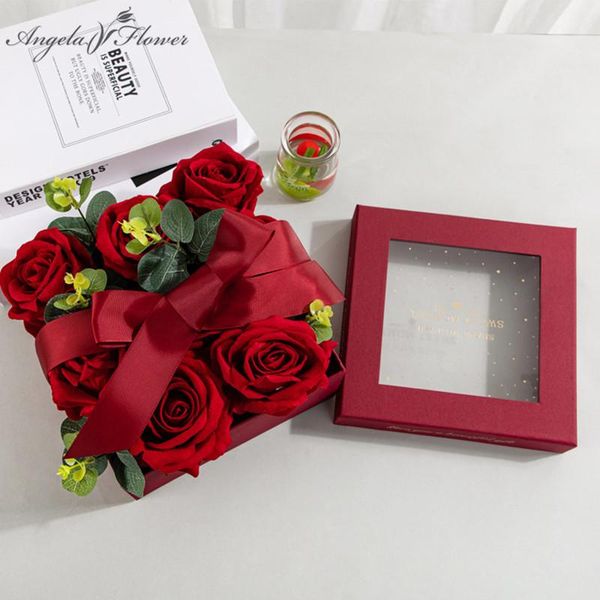 gift wrap preserved rose soap flower square packaging box lipstick accessories storage wedding birthday valentine's day gifts
gift wrap preserved rose soap flower square packaging box lipstick accessories storage wedding birthday valentine's day gifts