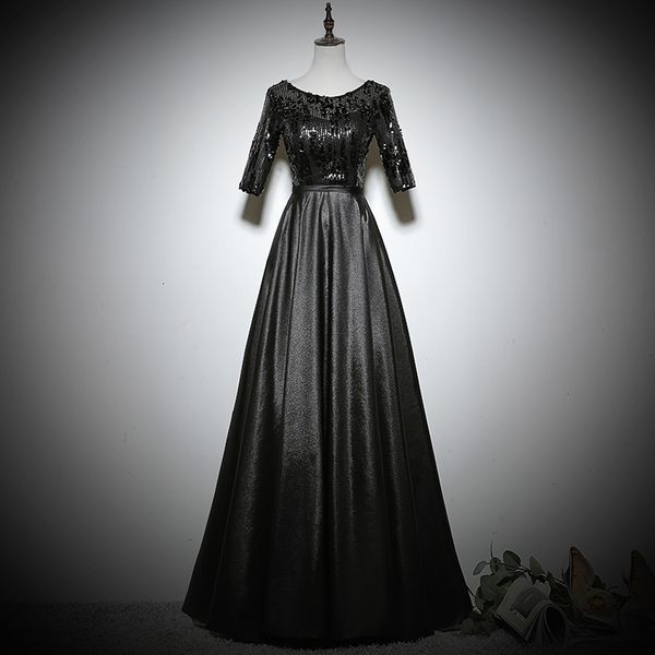 luxury women wedding party dress o-neck floor-length black evening cheongsam elegant prom maxi qipao gown retro vestido av3q, Black;gray
luxury women wedding party dress o-neck floor-length black evening cheongsam elegant prom maxi qipao gown retro vestido av3q, Black;gray