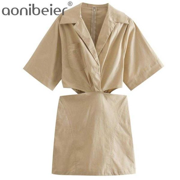 women summer solid casual mini dress short sleeve v-neck hollow out female vintage elegant ol dresses vestidos 210604, Black;gray
women summer solid casual mini dress short sleeve v-neck hollow out female vintage elegant ol dresses vestidos 210604, Black;gray