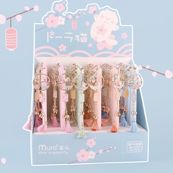 gel pens 36 pcs/lot kawaii cherry cat pendant pen cartoon black ink signature school office writing supplies promotional gift
gel pens 36 pcs/lot kawaii cherry cat pendant pen cartoon black ink signature school office writing supplies promotional gift