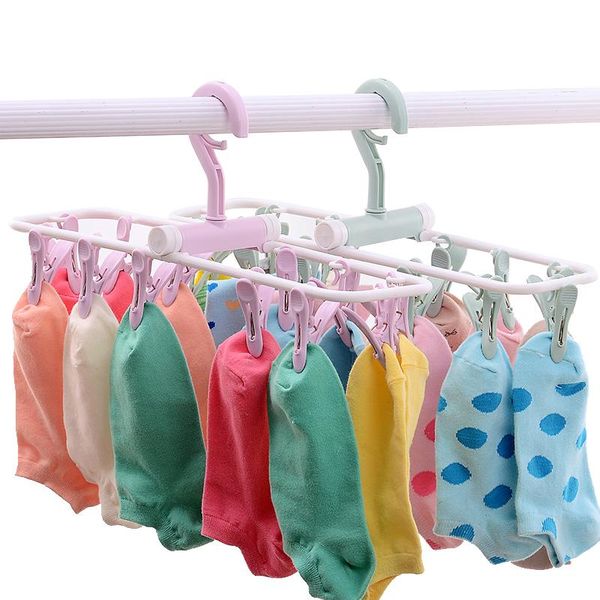 hangers & racks foldable 12 clip windproof drying rack hanger for underwear modern home wardrobe bathroom children's clothing socks
hangers & racks foldable 12 clip windproof drying rack hanger for underwear modern home wardrobe bathroom children's clothing socks