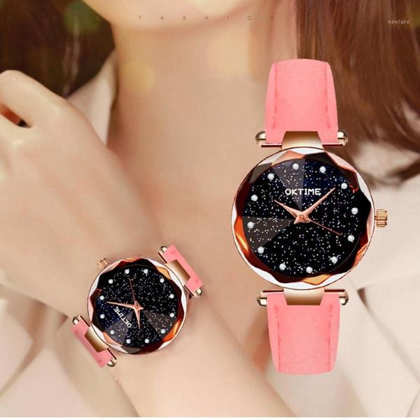 brand women watch fashion elegant creative leaf ladies wristwatch starry sky roman numeral gift clock @5 wristwatches, Slivery;brown
brand women watch fashion elegant creative leaf ladies wristwatch starry sky roman numeral gift clock @5 wristwatches, Slivery;brown