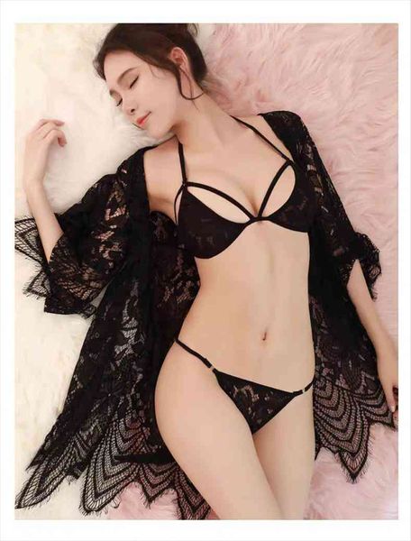 nightdress 3 piece lace womens sleepwears pajamas erotic underwear perspective dress female sling bikini set robe thong, Black;red
nightdress 3 piece lace womens sleepwears pajamas erotic underwear perspective dress female sling bikini set robe thong, Black;red