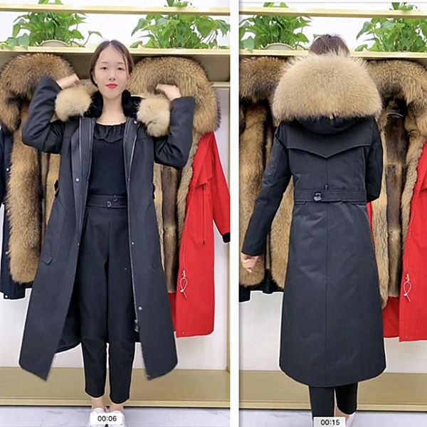 women's leather & faux show thin version really hairy fur send to overcome heavy hair collar can remove bladder belt coat female, Black
women's leather & faux show thin version really hairy fur send to overcome heavy hair collar can remove bladder belt coat female, Black