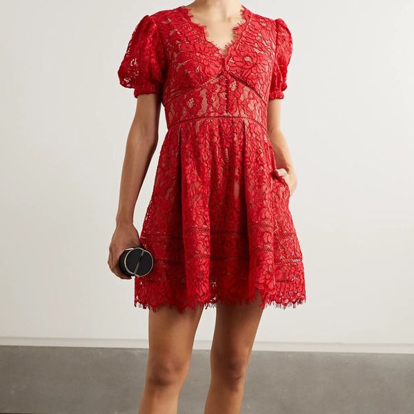 2021 new v-neck red/white hollow out lace runway designers a-line mini for women summer 4q3t, Black;gray
2021 new v-neck red/white hollow out lace runway designers a-line mini for women summer 4q3t, Black;gray
