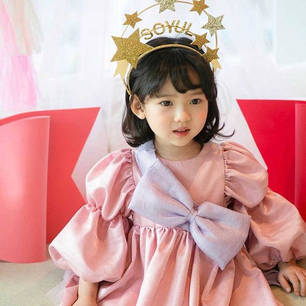 new pink 3 / 4 sleeve girls dress bow princess dress one year performance dress, Red;yellow
new pink 3 / 4 sleeve girls dress bow princess dress one year performance dress, Red;yellow