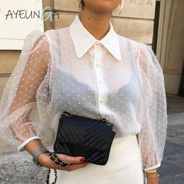 women's blouses & shirts elegant white womens and turn down collar autumn fashion women dot mesh lantern sleeve blouse organza
women's blouses & shirts elegant white womens and turn down collar autumn fashion women dot mesh lantern sleeve blouse organza