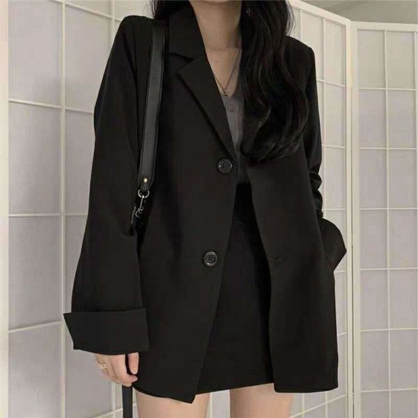 spring coat, foreign flavor, small fragrance, early autumn net, tiktok, korean suit, spring, autumn, and so on., Black
spring coat, foreign flavor, small fragrance, early autumn net, tiktok, korean suit, spring, autumn, and so on., Black