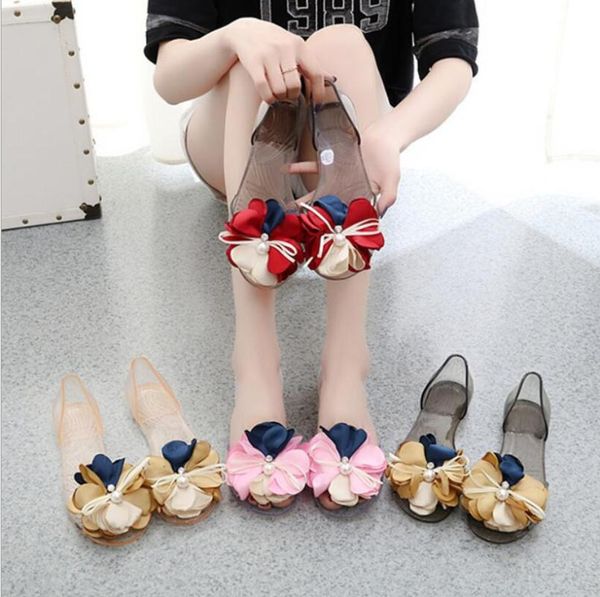 sandals women transparent crystal open toe summer jelly shoes woman fashion flowers flat soft slip on beach, Black
sandals women transparent crystal open toe summer jelly shoes woman fashion flowers flat soft slip on beach, Black