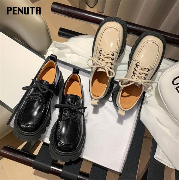 dress shoes 2021 casual women bright leather round toe lace up spring autumn chic female platform derby black apricot p003p
dress shoes 2021 casual women bright leather round toe lace up spring autumn chic female platform derby black apricot p003p