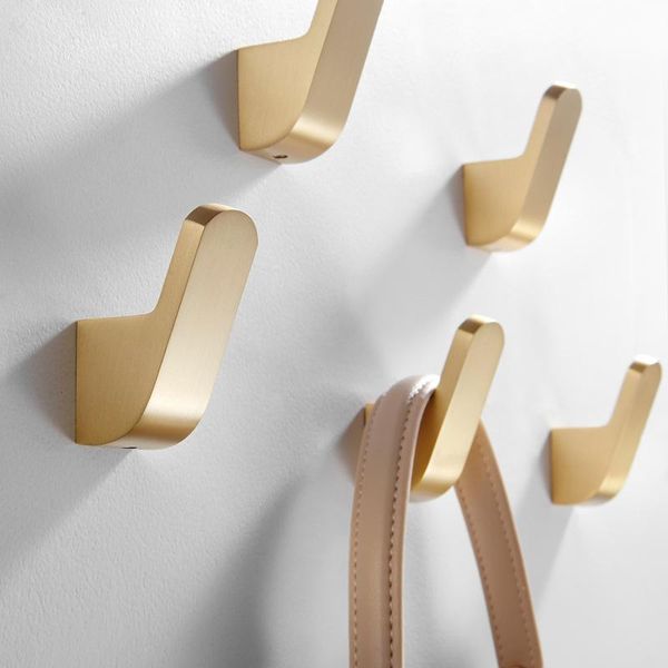 robe hooks 5pc/set brushed brass clothes hook storage rack wall adhesive home creative decoration toilet el
robe hooks 5pc/set brushed brass clothes hook storage rack wall adhesive home creative decoration toilet el