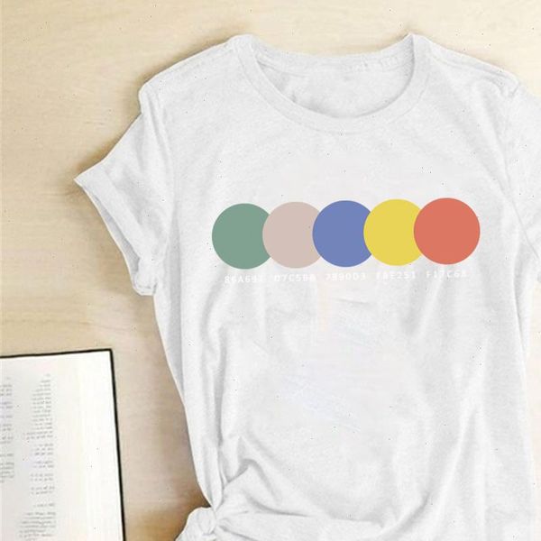 colorful circles women printing t shirts summer graphic cotton aesthetic clothes streetwear short sleeve harajuku top, White
colorful circles women printing t shirts summer graphic cotton aesthetic clothes streetwear short sleeve harajuku top, White