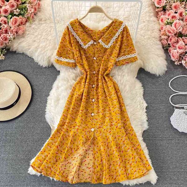 casual dresses beach chiffon floral dress female summer elegant retro over-the-knee doll collar waist slim hloiday vestidos 8z2j, Black;gray
casual dresses beach chiffon floral dress female summer elegant retro over-the-knee doll collar waist slim hloiday vestidos 8z2j, Black;gray