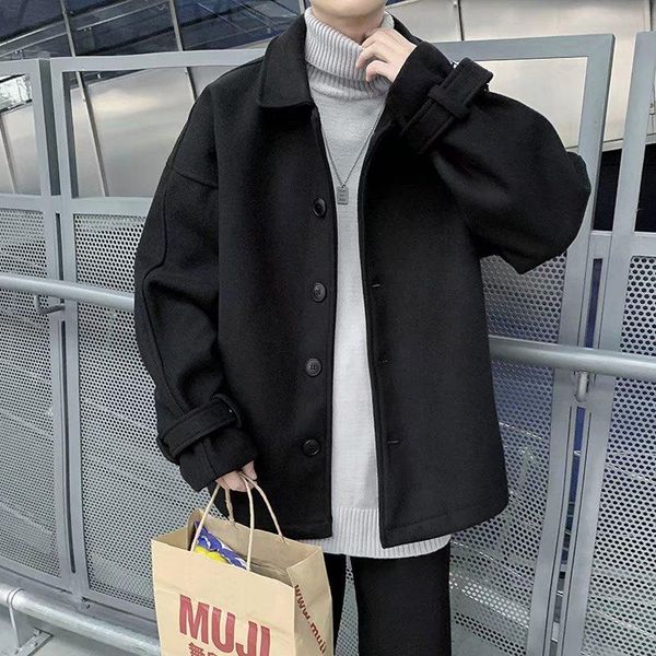 men's trench coats 2021 autumn winter fashion korean style casual turn-down collar single breasted versatile, Tan;black
men's trench coats 2021 autumn winter fashion korean style casual turn-down collar single breasted versatile, Tan;black