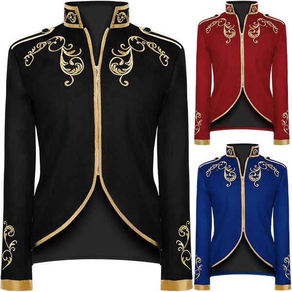 anime costumes golden embroidery king prince renaissance medieval men long sleeve party jacket outwear coat plus size 3xl cosplay, Black
anime costumes golden embroidery king prince renaissance medieval men long sleeve party jacket outwear coat plus size 3xl cosplay, Black