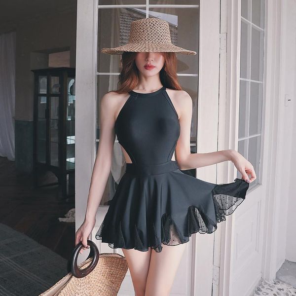 one-piece suits summer halter swimsuit female solid one piece swimdress cut out swimwear push up beach bathsuit pad korea style bathers
one-piece suits summer halter swimsuit female solid one piece swimdress cut out swimwear push up beach bathsuit pad korea style bathers