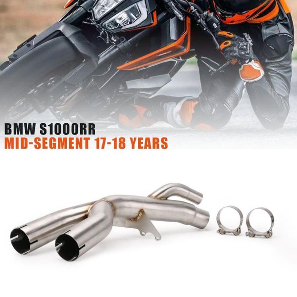 motorcycle exhaust system modified parts pipe suitable for s1000rr to the middle section of package 17-18 years
motorcycle exhaust system modified parts pipe suitable for s1000rr to the middle section of package 17-18 years