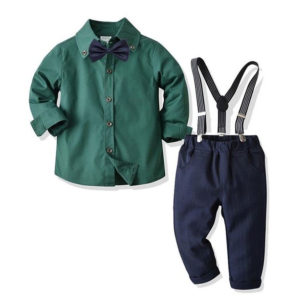 clothing sets kids baby boys clothes set autumn spring long sleeve bow tie shirt + suspenders pant 2pcs children formal gentleman costume, White
clothing sets kids baby boys clothes set autumn spring long sleeve bow tie shirt + suspenders pant 2pcs children formal gentleman costume, White