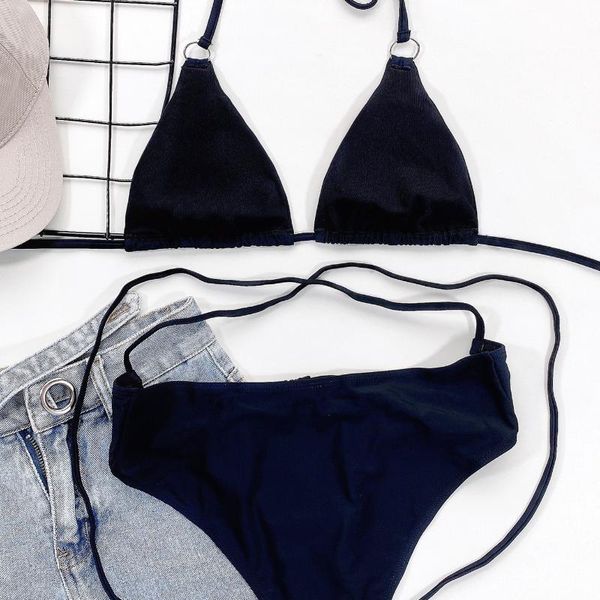 women's swimwear 2021 fashion solid color hollow ladies bandage split swimsuit two-piece bikini beachwear clothing, White;black
women's swimwear 2021 fashion solid color hollow ladies bandage split swimsuit two-piece bikini beachwear clothing, White;black