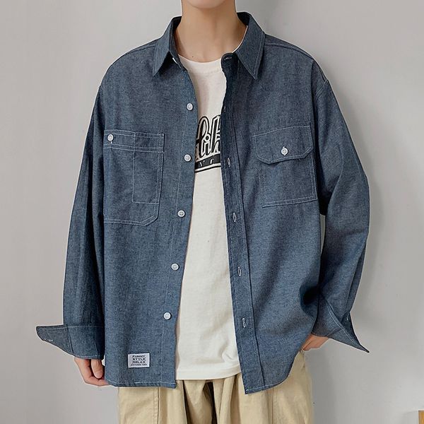 2021 new men's oversized denim shirts mens fashion cotton blouse 5xl oversize long sleeves shirt for men man clothing casual 3w2i, White;black
2021 new men's oversized denim shirts mens fashion cotton blouse 5xl oversize long sleeves shirt for men man clothing casual 3w2i, White;black