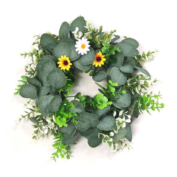 decorative flowers & wreaths sunflower chrysanthemum artificial wreath green eucalyptus leaves garland for home decoration window display
decorative flowers & wreaths sunflower chrysanthemum artificial wreath green eucalyptus leaves garland for home decoration window display