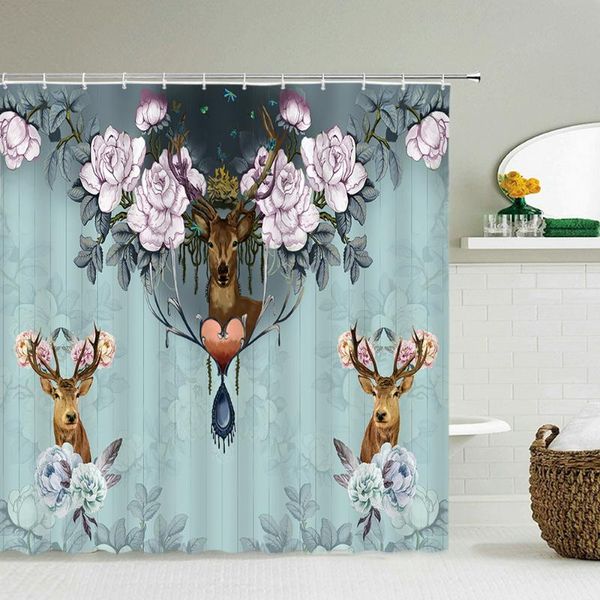 flowers deer shower curtains for bathroom polyester fabric waterproof shower curtain printing curtain with hooks bath screens
flowers deer shower curtains for bathroom polyester fabric waterproof shower curtain printing curtain with hooks bath screens
