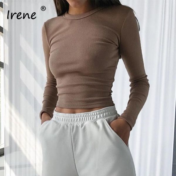 women's t-shirt irene y2k brown rib basic woman tee shirts solid o neck cropped tshirts white black casual long sleeve t
women's t-shirt irene y2k brown rib basic woman tee shirts solid o neck cropped tshirts white black casual long sleeve t