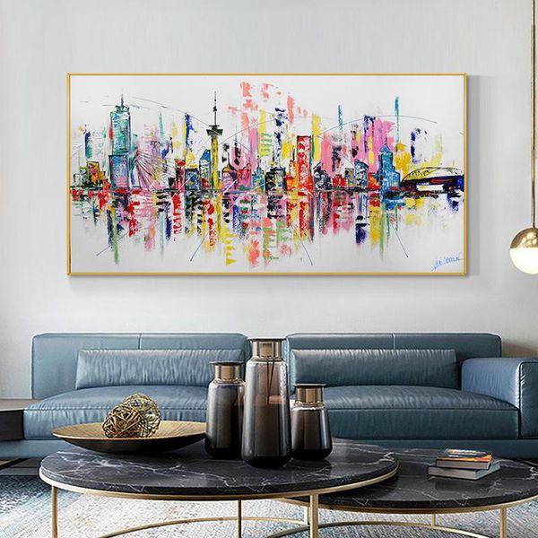 paintings reliabli abstract colorful city pictures canvas panting landscape posters and prints wall art for living room home decoration
paintings reliabli abstract colorful city pictures canvas panting landscape posters and prints wall art for living room home decoration